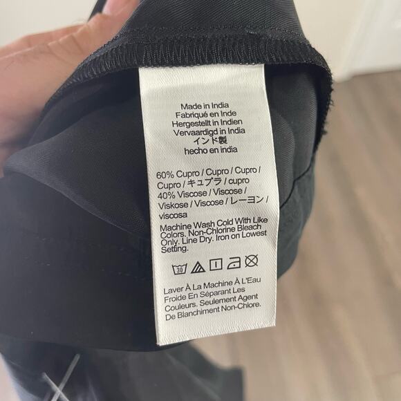 Madewell Crisscross Cupro Blend Chic Going Out Midi Slip Dress US Women's 4 New - Picture 9 of 9